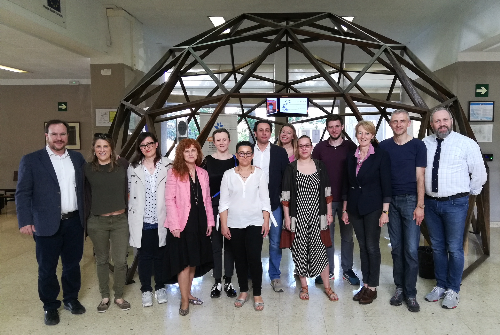 Il diretôr de Arlef William Cisilino in Galizie cui partners dal progjet RUSH Erasmus +